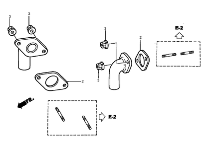 Part Location Diagram of 18333-Z0A-000 Lawn Boy GASKET-PIPE, EXHAUST